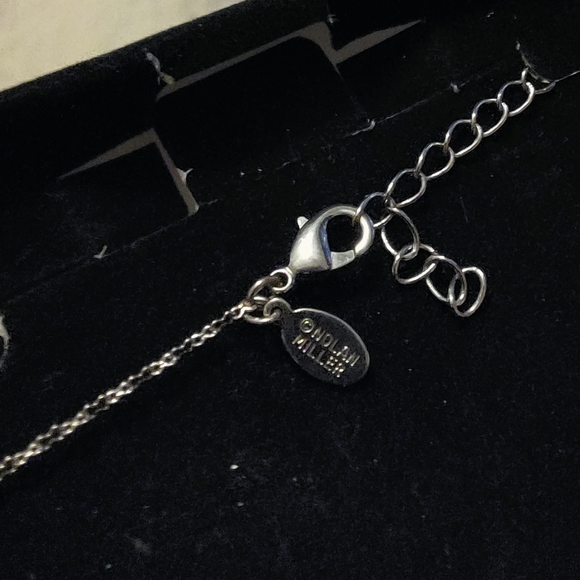 Nolan Miller Script Initial Pendant w/ Adjustable Chain (16"L plus 2"L extender) - Picture 2 of 4